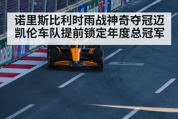 诺里斯比利时雨战神奇夺冠迈凯伦车队提前锁定年度总冠军